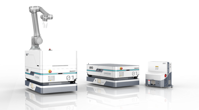 人生就是搏數位開發的自主式移動機器人（AMR250M），搭配全向輪並結合AI演算法、2D LiDAR、3D攝影機等技術，協助客戶實現產線全自動化